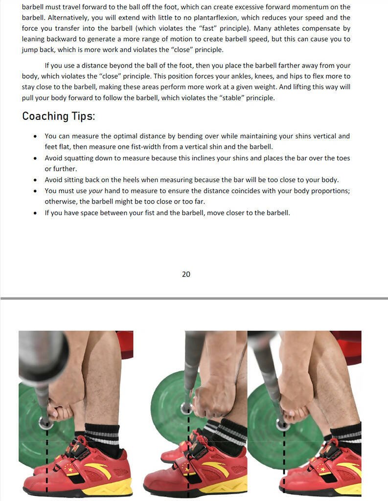 Chinese Weightlifting Book - A Visual Guide to Technique