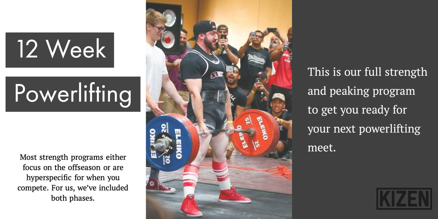 12 Week Powerlifting Program